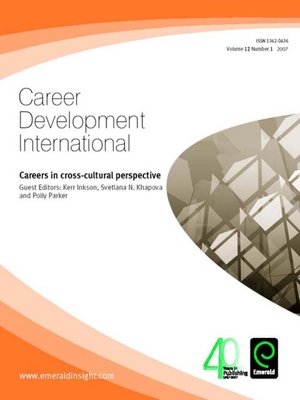 cover image of Career Development International, Volume 12, Issue 1